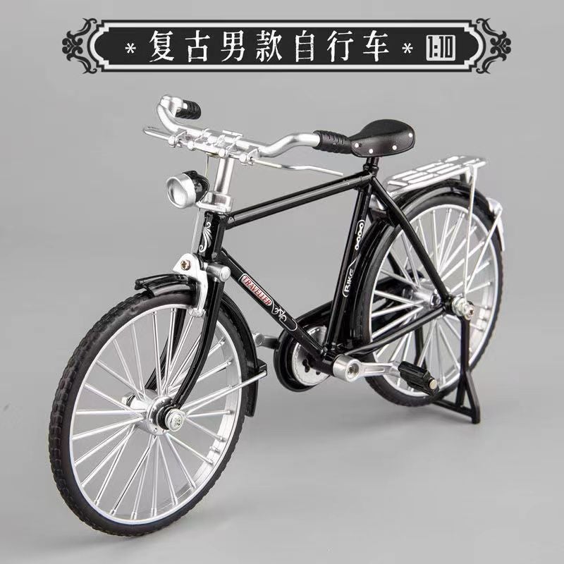 Diy Assembled Bicycle 28 Bar Simulation Bicycle Alloy Self-Propelled Model Toy Model Ornaments Car Model - Image 4